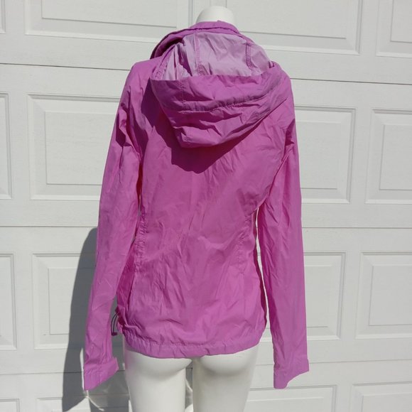 Columbia Windbreaker Hoodie Jacket womens size S Small Zip-up basic outerwear - Picture 4 of 10